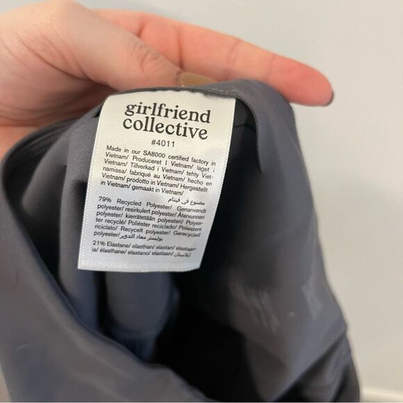 Girlfriend Collective Moon High-Rise Bike Short Small - Picture 13 of 16